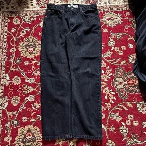 Levi's Men's 505 Straight Leg Black Jeans